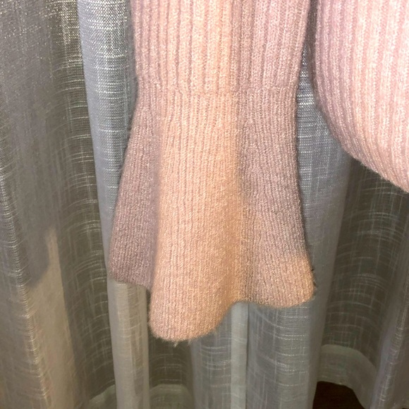 Madewell Ruffle Cuff Pullover Sweater sz L - Picture 4 of 9